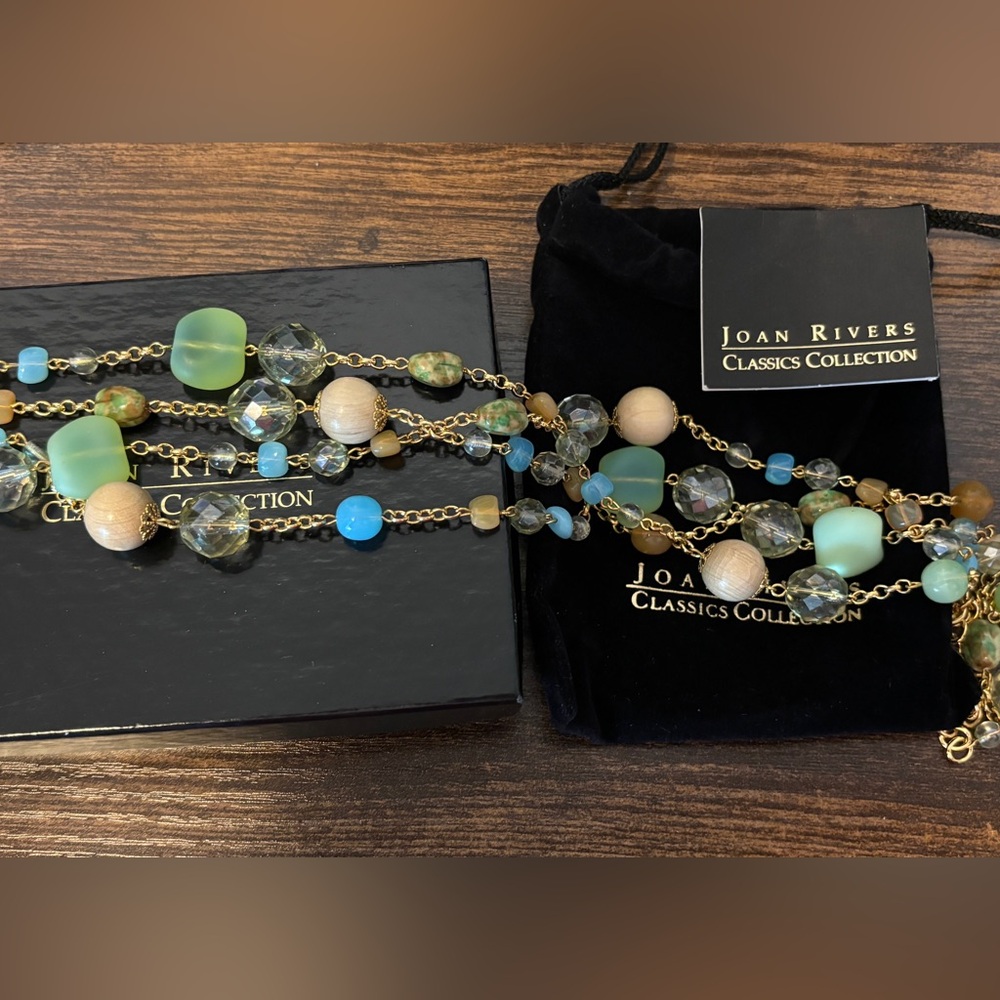 Joan rivers spring fling 70” necklace NIB